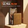 RUNBOX Wallet for Men Slim Leather Bifold RFID Blocking Minimalist Front Pocket Design with Gift Box