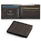 RUNBOX Wallet for Men Slim Leather Bifold RFID Blocking Minimalist Front Pocket Design with Gift Box