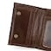 PINKPIN Mens Wallets with Chains Genuine Leather Trifold Wallet RFID Blocking AntiTheft Chain for Biker Motorcycle Coffee