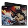 Buckle-Down BuckleDown Crunchyroll Wallet Bifold Black Clover Season 3 Cover Art Pose Vegan Leather