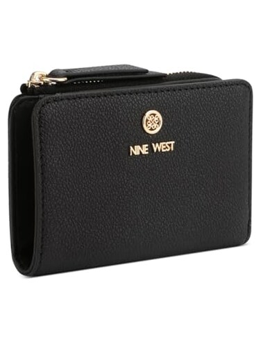 Nine West Lockup 9s Zip Around Card Case