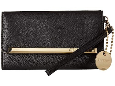 Steve Madden Trifold Wallet Black One Size