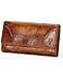 Frye Melissa Wallet Cognac Antique Pull Up One Size