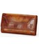 Frye Melissa Wallet Cognac Antique Pull Up One Size
