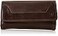 Frye Melissa Wallet Dark Brown Antique Pull Up One Size