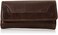 Frye Melissa Wallet Dark Brown Antique Pull Up One Size