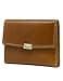 Timberland Womens Leather Rfid Small Indexer Snap Wallet Billfold Cognac Buff one size