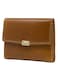 Timberland Womens Leather Rfid Small Indexer Snap Wallet Billfold Cognac Buff one size