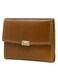 Timberland Womens Leather Rfid Small Indexer Snap Wallet Billfold Cognac Buff one size