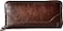Frye Melissa Zip Wallet Dark Brown One Size