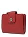 Timberland Womens Leather Rfid Small Indexer Wallet Billfold Red One Size