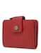 Timberland Womens Leather Rfid Small Indexer Wallet Billfold Red One Size