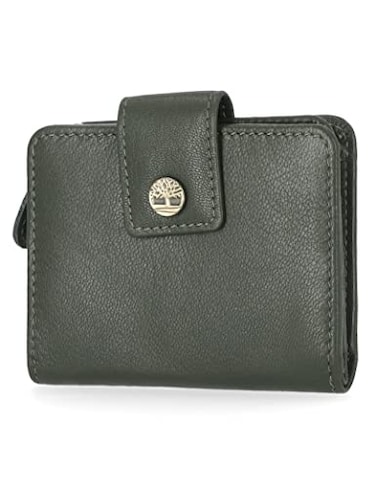 Timberland Womens Leather Rfid Small Indexer Wallet Billfold Grape Leaf One Size
