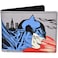 Concept One DC Comics Batman Bifold Wallet in a Decorative Tin Case Multi