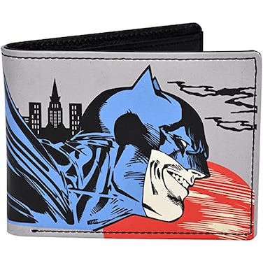 Concept One DC Comics Batman Bifold Wallet in a Decorative Tin Case Multi