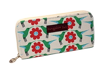 bungalow 360 Zip Around Wallet Humming Bird