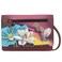 Anna by Anuschka Womens Original Leather HandPainted Organizer Wallet On a String
