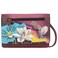 Anna by Anuschka Womens Original Leather HandPainted Organizer Wallet On a String
