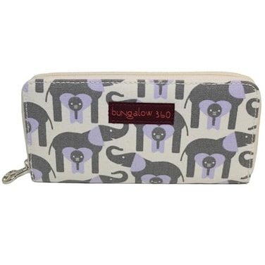 bungalow 360 Zip Around Wallet Elephant