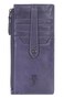 Frye Womens Melissa Snap Card Wallet Eggplant One Size