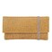 JNB Raffia Straw Clutch Natural Medium