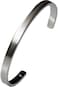 TAVARAT Cuff Bracelet for men bangle for Men Silver Tps136svs