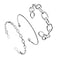 Maya J Harmony Trio Bracelets Stack of 3 White