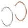 Quelay 2 Pcs Copper Zinc Bracelets Solid Pure Copper Zinc Pharaoh Bracelet Egyptian Tuning Calibration Bangle Hand Crafted Adjustable Bangle Gift for Men WomenClassic Style