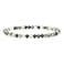 Cherry Tree Collection Small Medium Large Sizes Gemstone Beaded Bracelets For Women and Men 4mm Round Beads Moss Agate Medium