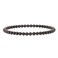 Cherry Tree Collection Small Medium Large Sizes Gemstone Beaded Bracelets For Women and Men 4mm Round Beads Black Agate Medium