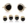 Cuff-Daddy Enamel and CZ Formal Set