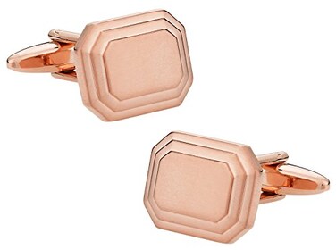 Cuff-Daddy CuffDaddy Engravable RoseGold Tone Cufflinks with Presentation Box