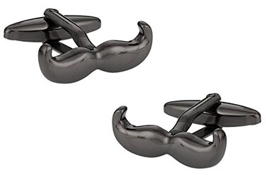 Cuff-Daddy CuffDaddy Mustache Cufflinks with Presentation Box