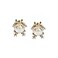 Betsey Johnson Frog Stud Earrings
