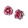 Betsey Johnson Rose Stud Earrings Light Pink One Size