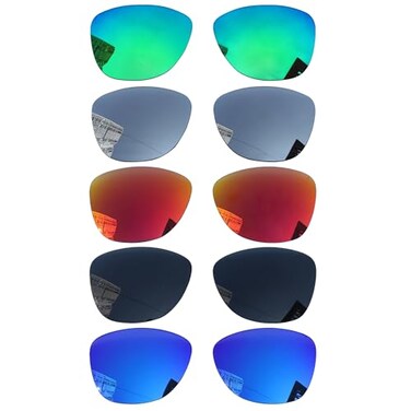 Acefrog 5 Pairs Polarized Replacement Lenses for RayBan Meta Headliner RW4009 50mm Sunglasses Perfectly Fit Shatterproof Antiscratch Value Pack