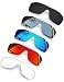 SmartVLT Set of 5 Mens Replacement Lenses for Oakley Batwolf OO9101 Sunglass Combo Pack S01