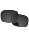 PapaViva Replacement Lenses for Oakley Triggerman OO9266 Sunglass Solid Black Polarized