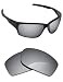 Alphax Silver Titanium Polarized Replacement Lenses for Oakley Canteen 2014 OO9225