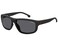 Carrera Mens 8038S Rectangular Sunglasses BlackPolarized Gray 61mm 15mm