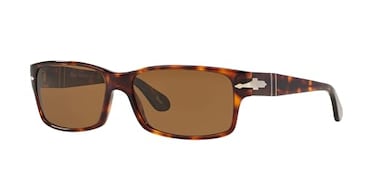 Persol Unisex PO2803S Rectangular Sunglasses HavanaBrown Polarized 58 mm
