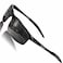 ROCKNIGHT Polarized Rectangular Sunglasses for Men Driving UV400 Protection Lightweight AlMg Frame