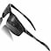 ROCKNIGHT Polarized Rectangular Sunglasses for Men Driving UV400 Protection Lightweight AlMg Frame