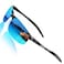ROCKNIGHT Polarized Rectangular Sunglasses for Men Driving UV400 Protection Lightweight AlMg Frame