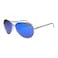 JiMarti P16 Polarized Aviator Sunglasses for Men Women No Tangle Hair UV400 Polycarbonate Lens AntiFog AntiScratch SilverBlue
