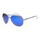 JiMarti P16 Polarized Aviator Sunglasses for Men Women No Tangle Hair UV400 Polycarbonate Lens AntiFog AntiScratch SilverBlue