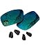 Raydi Polycarbonate Replacement Lenses Nosepads for Oakley Fives Squared Rectangular Sunglasses Emerald Green Mirror Polarized