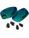 Raydi Polycarbonate Replacement Lenses Nosepads for Oakley Fives Squared Rectangular Sunglasses Emerald Green Mirror Polarized