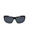 Columbia Mens Utilizer Wrap Polarized Sunglasses Matte BlackSmoke Polarized 62 mm