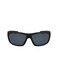 Columbia Mens Utilizer Wrap Polarized Sunglasses Matte BlackSmoke Polarized 62 mm